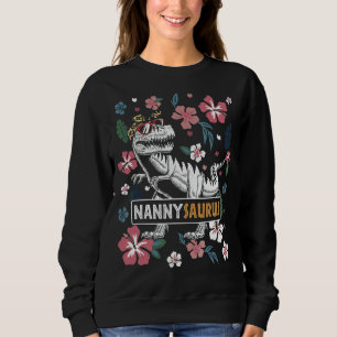 Nannysaurus Rex Grandma Dinosaur Rex Nanny Saurus Trui