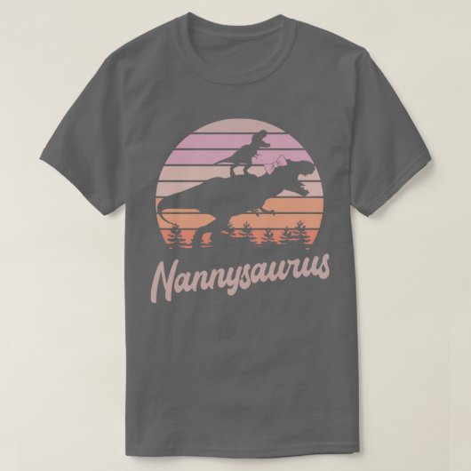Nannysaurus TRex Dinosaur T-shirt (Design voorkant)