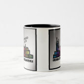 NaNo 2009 Jumbo-Mok Tweekleurige Koffiemok (Center)