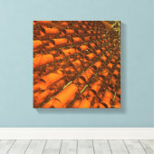 Nano buizen en Gossamer Filamenten Canvas Afdruk (Insitu (Houten vloer))