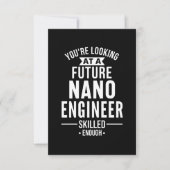 NANO engineer gift Notitiekaartje (Voorkant)