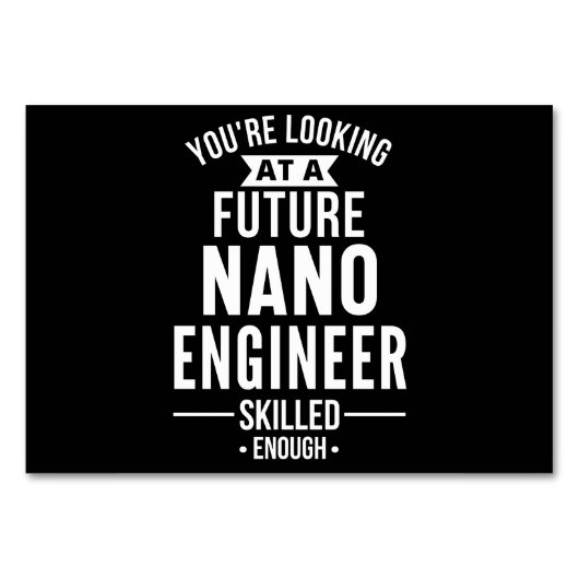 NANO-technicus cadeau Kaart (Voorkant)