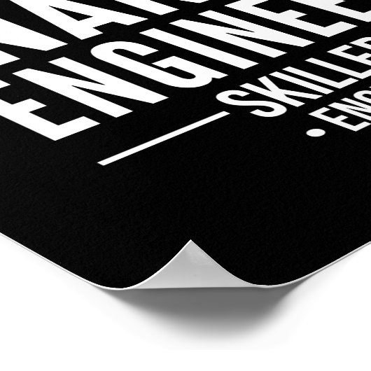 NANO-technicus cadeau Poster (Hoek)