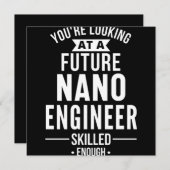 NANO-technicus cadeau Save The Date (Voorkant / Achterkant)