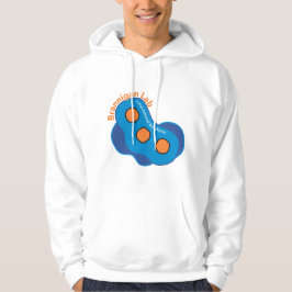 Nanodeeltjesontwerp voor een lichtere achtergrond hoodie