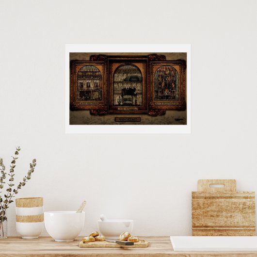 NaNoEdMo triptych Poster (Keuken)