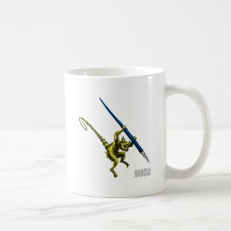 NaNoLA - Lemur met vulpen Koffiemok
