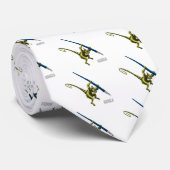 NaNoLA - Lemur met vulpen Stropdas (Opgerold)