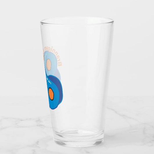 Nanopartikelglas Glas (Links)