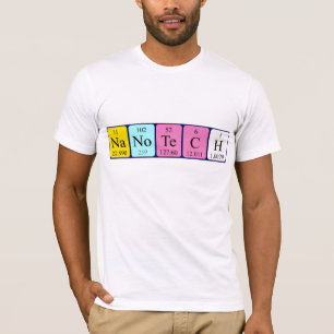 Nanotech periodieke lijstnaam shirt