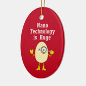 Nanotechnologie eierkop keramisch ornament (Links)