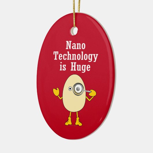 Nanotechnologie eierkop keramisch ornament (Links)