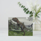 Nanotyrannus dinosaur - 3D rendering Briefkaart (Staand voorkant)