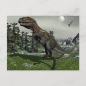 Nanotyrannus dinosaur - 3D rendering Briefkaart (Voorkant)