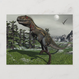 Nanotyrannus dinosaur - 3D rendering Briefkaart