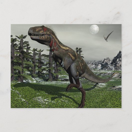 Nanotyrannus dinosaur - 3D rendering Briefkaart (Voorkant)