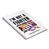 NaNoWriMo SCHRIJVER GEEN VECHTER auteur Notitieboek (Rechterzijde)