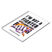 NaNoWriMo SCHRIJVER GEEN VECHTER auteur Notitieboek (Linkerzijde)