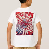 Nan's Little Firecracker! USA 250 Vuurwerk T-shirt (Achterkant)