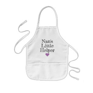 Nan's Little Helper Grandchildren Kind Schort