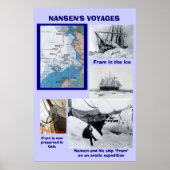 Nansen's Voyages Poster (Voorkant)