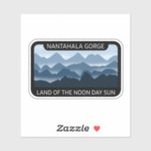 Nantahala Gorge, het land van de middagzon Sticker (Vel)