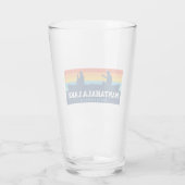 Nantahala Lake North Carolina Canoe Glas (Achterkant)