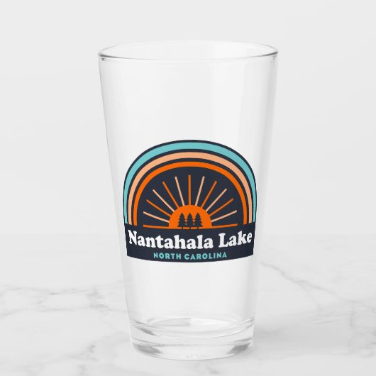Nantahala Lake North Carolina Rainbow Glas (Voorkant)