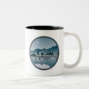 Nantahala Lake North Carolina Reflectie Tweekleurige Koffiemok