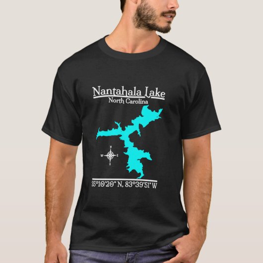 Nantahala Lake North Carolina T-Shirt met lange mo (Voorkant)