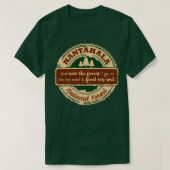 Nantahala National Forest en in het bos ga ik T-shirt (Design voorkant)