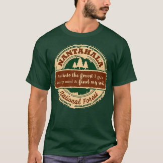 Nantahala National Forest en in het bos ga ik T-shirt