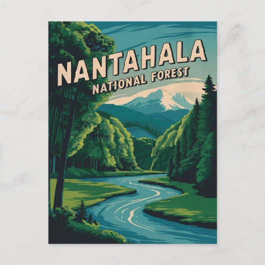 Nantahala National Forest Feestdagenkaart (Voorkant)