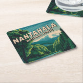 Nantahala National Forest Kartonnen Onderzetters (Schuin)