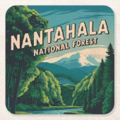 Nantahala National Forest Kartonnen Onderzetters (Voorkant)