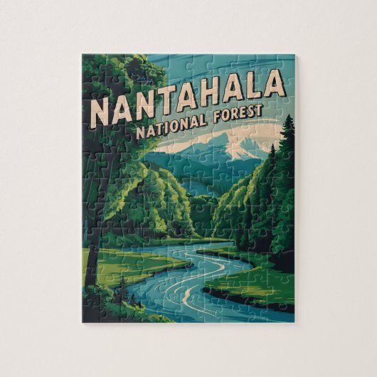 Nantahala National Forest Legpuzzel (Verticaal)