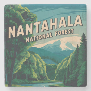 Nantahala National Forest Stenen Onderzetter