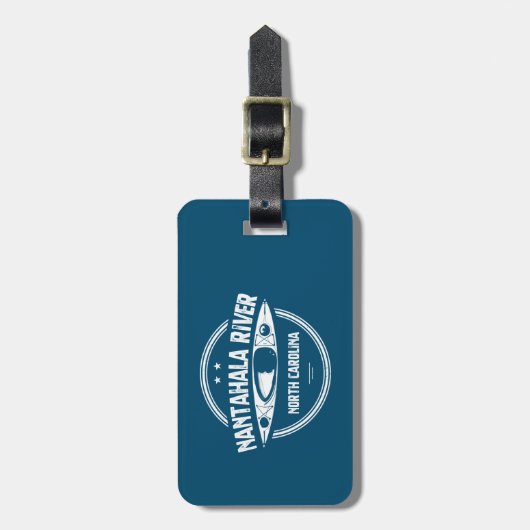 Nantahala River, North Carolina Bagagelabel (Voorkant verticaal)