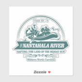 Nantahala Rivier (regenwater2) Sticker (Vel)