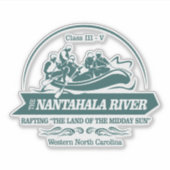 Nantahala Rivier (regenwater2) Sticker (Voorkant)