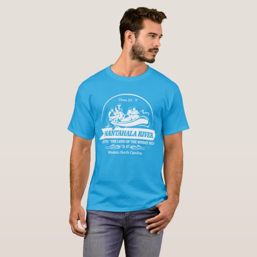 Nantahala Rivier (regenwater2) T-shirt (Voorkant volledig)