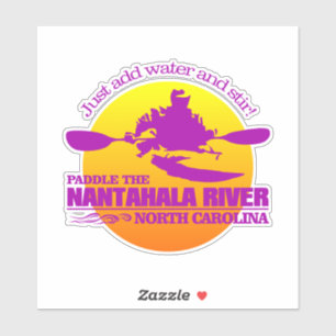 Nantahala Rivier (zonsondergang) Sticker