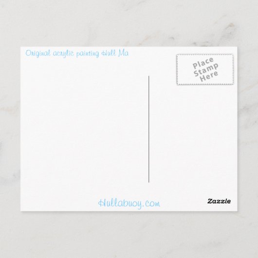 Nantasket Beach Briefkaart (Achterkant)