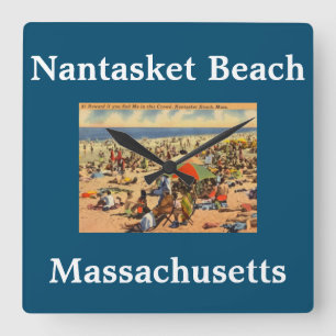  Nantasket Beach, Hull, Massa Vierkante Klok