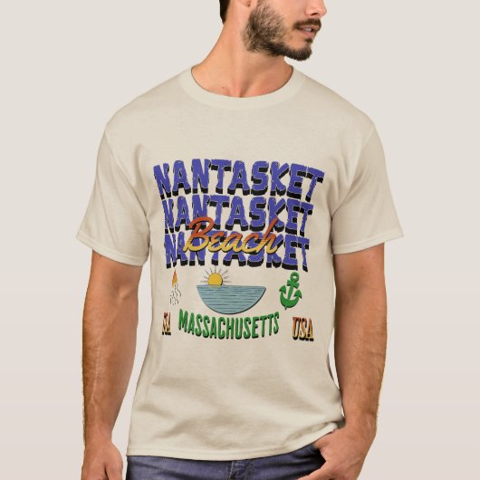 Nantasket Beach, Hull, Massachusetts T-shirt (Voorkant)