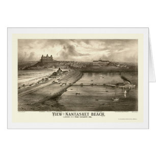 Nantasket Beach, MA Panoramic Map - 1879