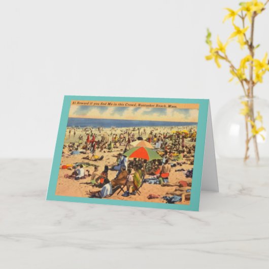  Nantasket Beach, Massachusetts Kaart (Gele Bloem)