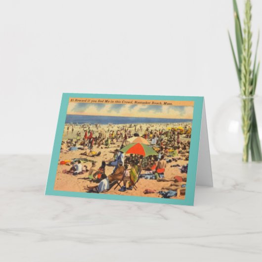  Nantasket Beach, Massachusetts Kaart (Voorkant)