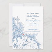Nantasket Beach Resort Kaart Elegante bruiloft (Voorkant)