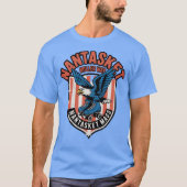 Nantasket Rollerway  Retro Rolschaatsen R T-shirt (Voorkant)